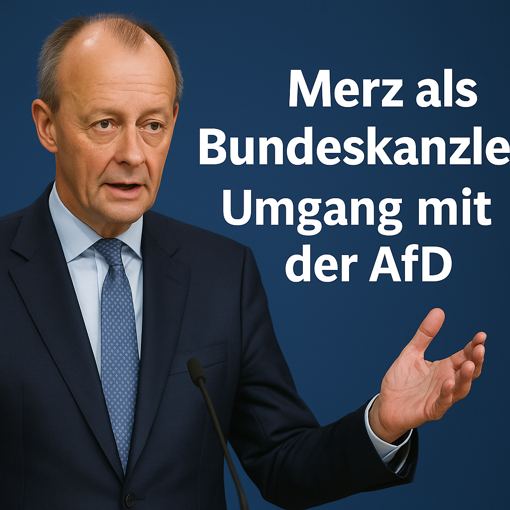 Friedrich Merz als Bundeskanzler: Kursbestimmung im Umgang mit der AfD